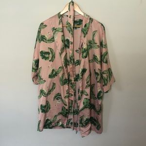 The Webster at Target silky short robe M/L